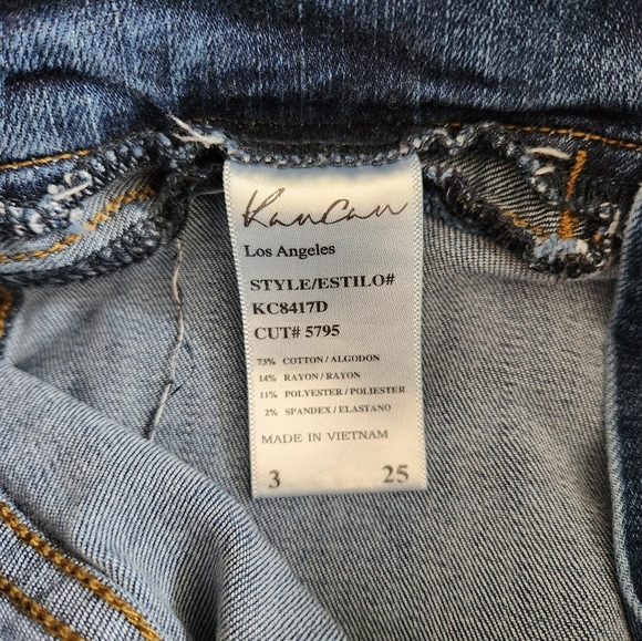 🎉HOST PICK🎉Kancan Women's Size 25 Jeans Button Fly High Waisted. - Picture 3 of 3